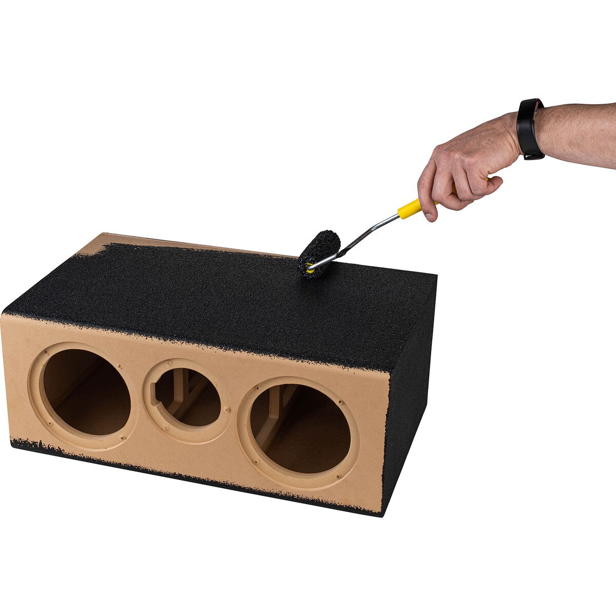 ExoHyde Pro Grade Textured Protective Speaker Coating Quart Black